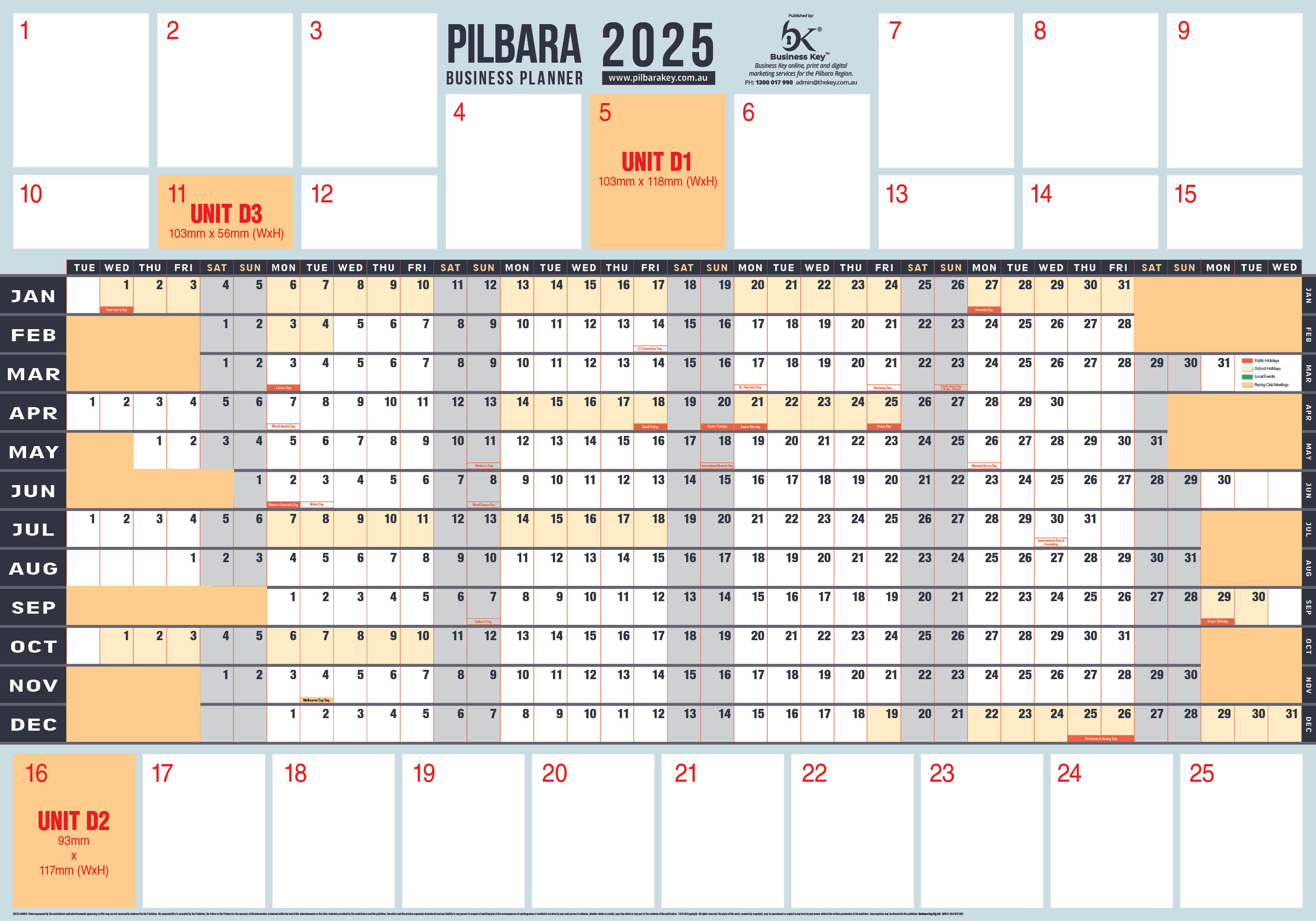 Pilbara Business Planner 2025
